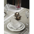 Italian Linen Hemstitched Damask Table Runners